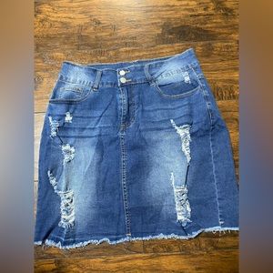 Jean skirt